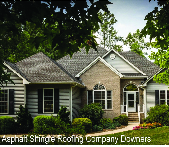 three tab asphalt shingle roof replacement for ranch home